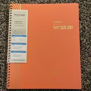 Orange Weekly Monthly Planner